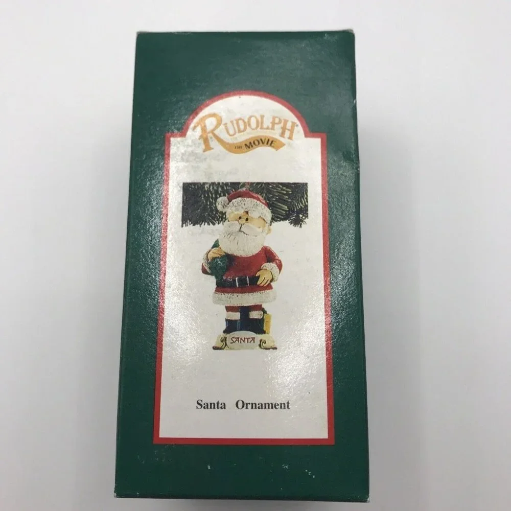 Rudolph The Movie Santa Midwest Ornament 1999 In Box‎ Retired Christmas